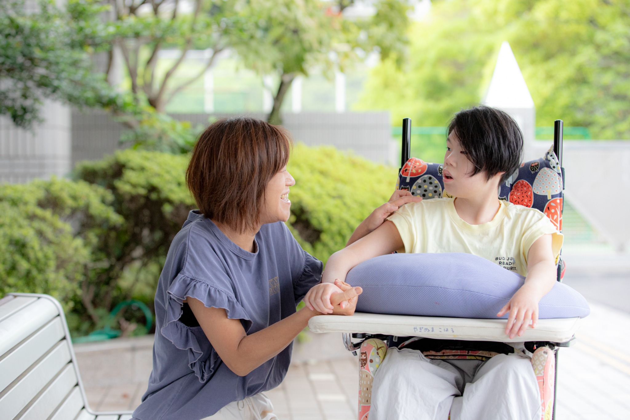 利用者様に寄り添うスタッフ